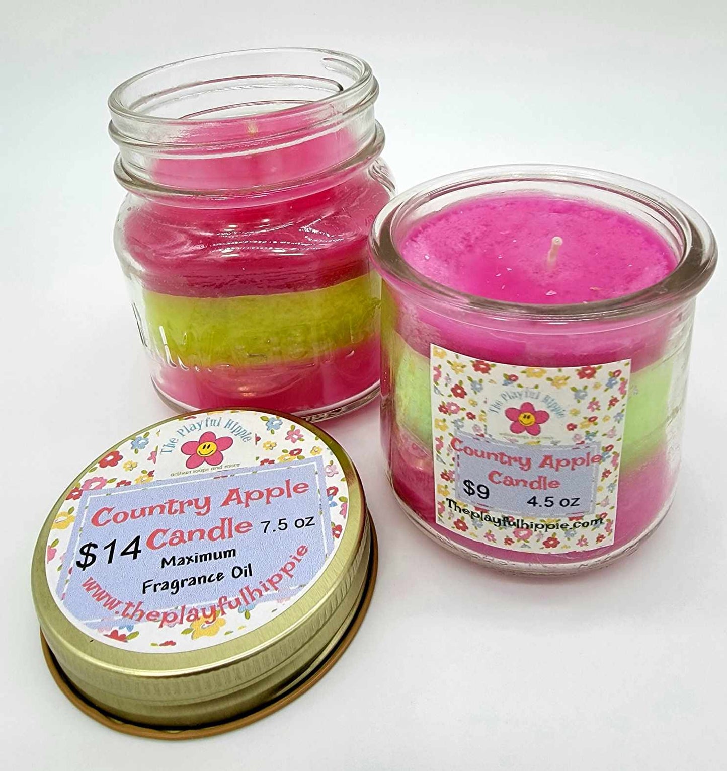 Country Apple Paraffin Candle