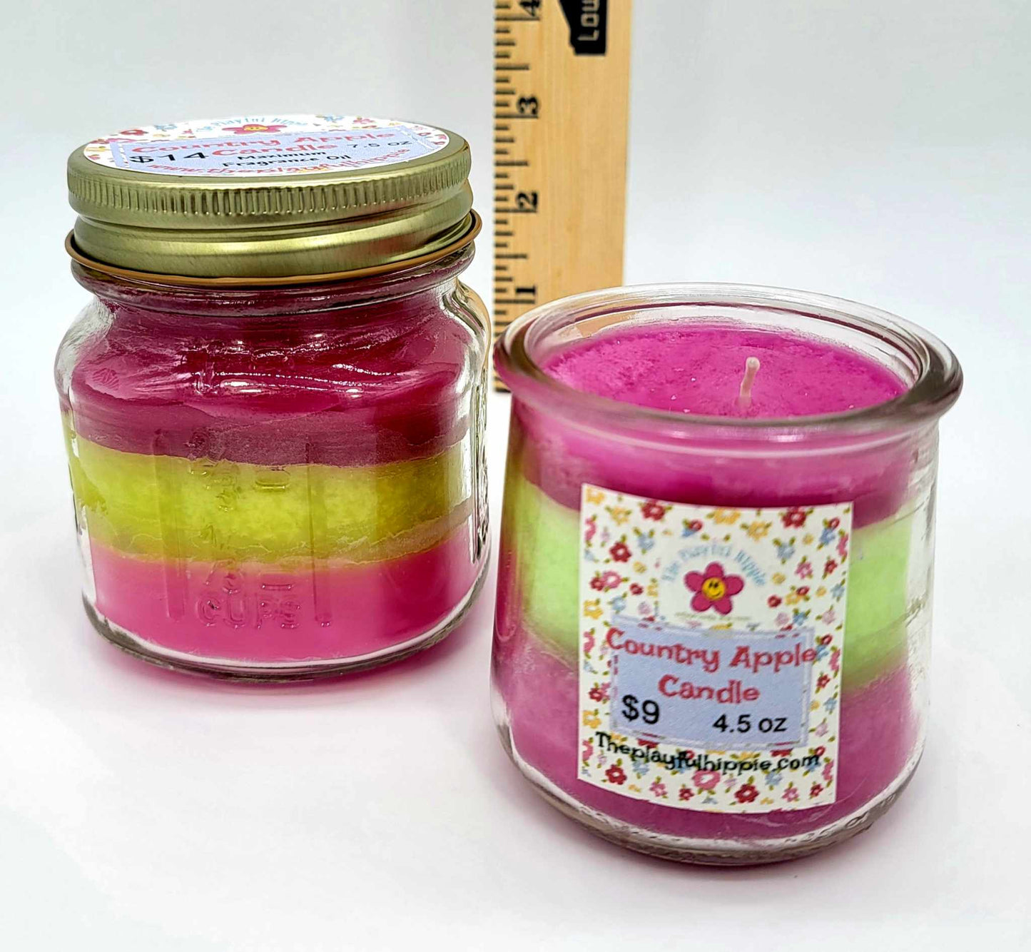 Country Apple Paraffin Candle