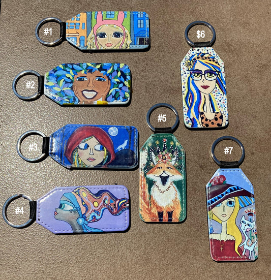 Beautiful Girl Etc Keychains